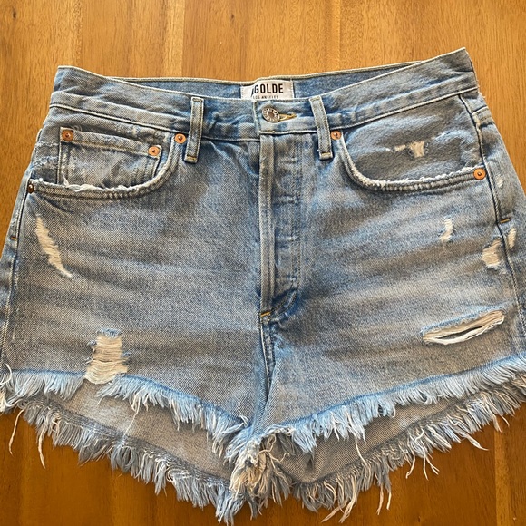 AGOLDE Parker Vintage loose cutoff shorts Swapmeet